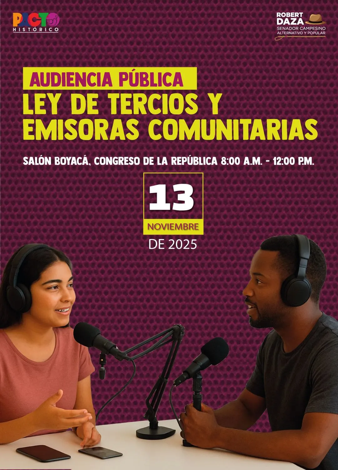 ¡Atención medios de comunicación!
